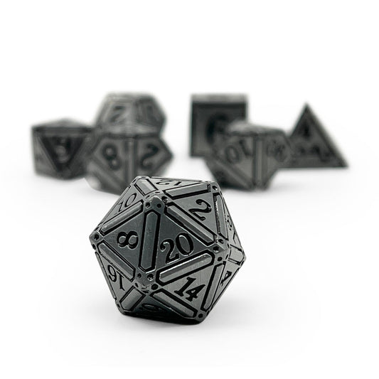 Ironworks - Holy Avenger 7 Piece RPG set Alloy Metal Dice