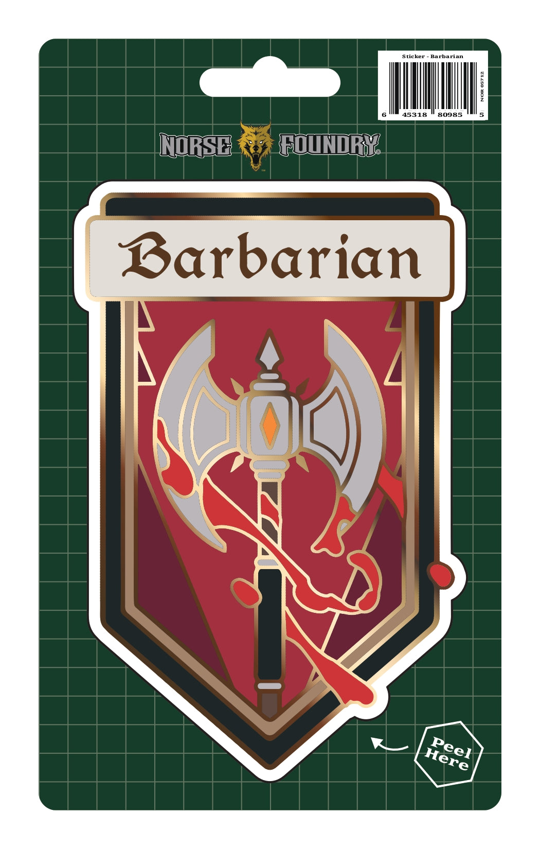 Sticker - Barbarian