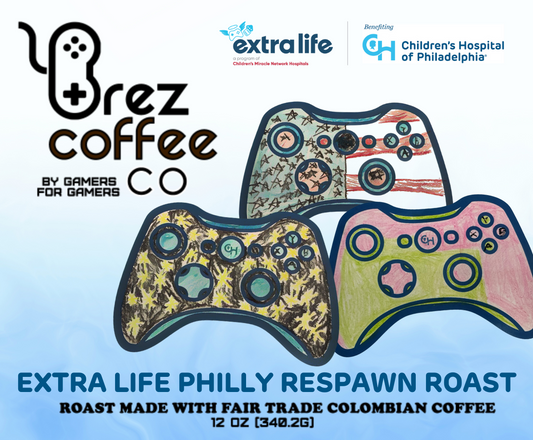 Announcing Brez Coffee Co.’s Partnership with Children’s Hospital of Philadelphia (CHOP) and Extra Life