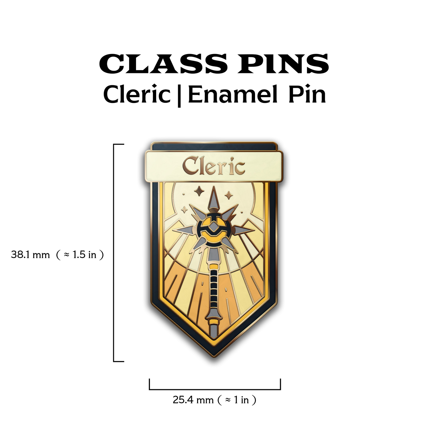Class Pin - Cleric