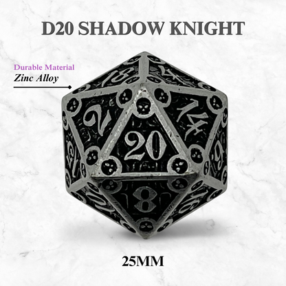 Dungeon Delve Runestones™ - 25mm D20 - Shadow Knight