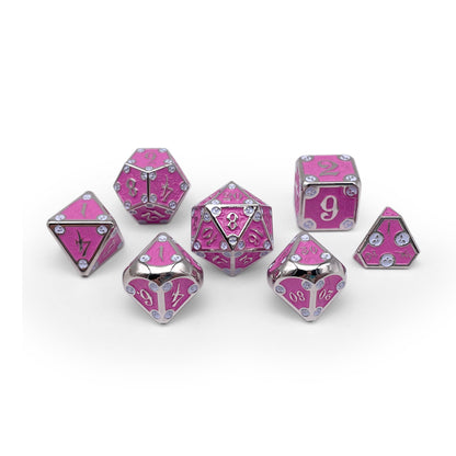 Dungeon Delve - Arcane Trap 7 Piece RPG set Alloy Metal Dice