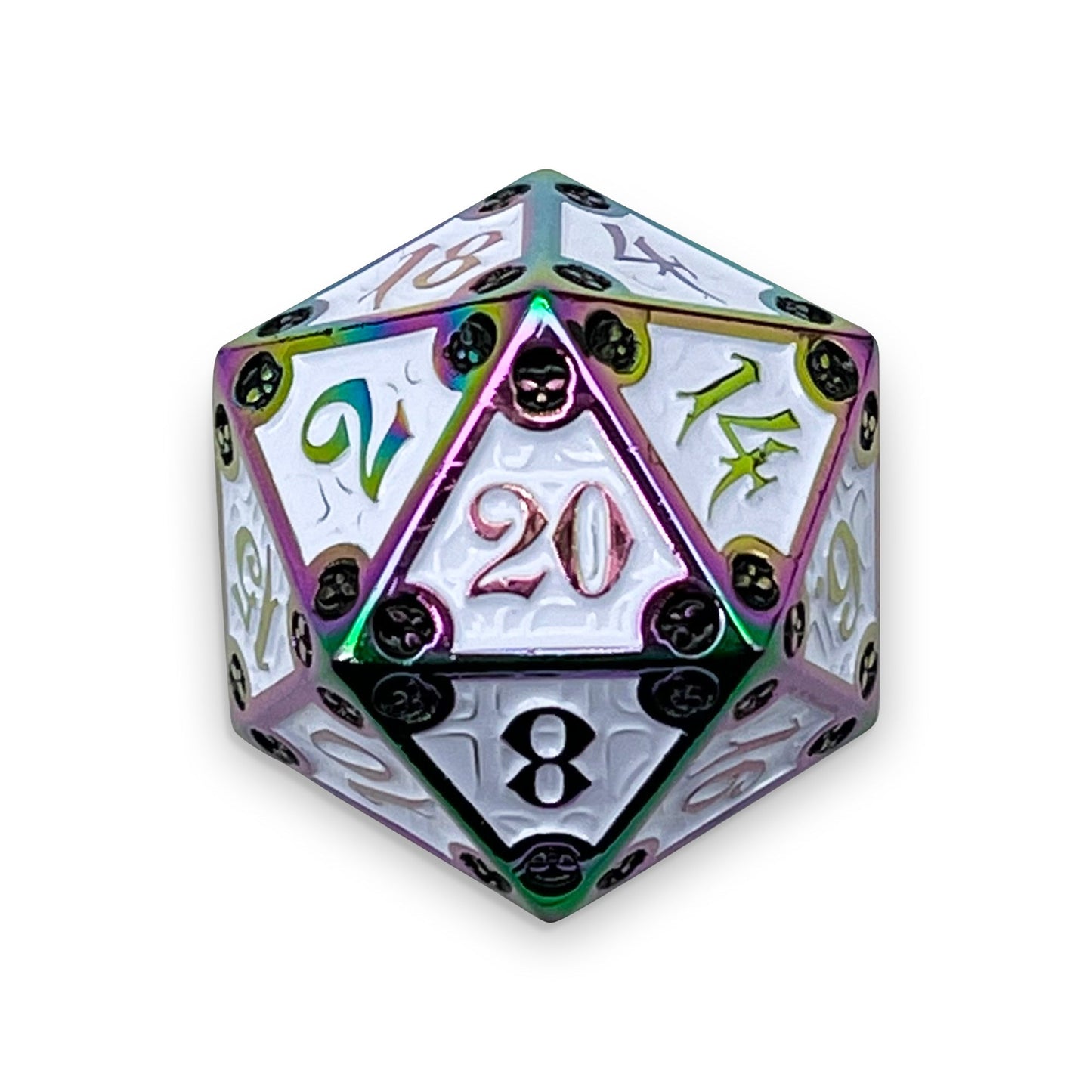 Dungeon Delve Runestones™ - 25mm D20 - Bone Yard