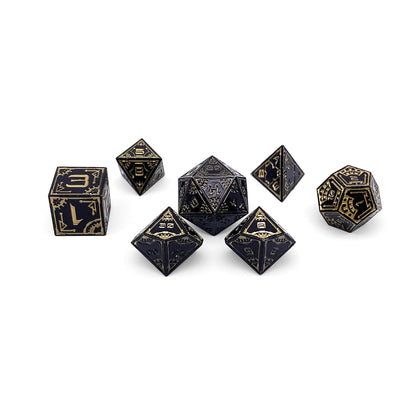 Eclipse - Space Dice 7 Piece RPG Set Alloy Metal Dice