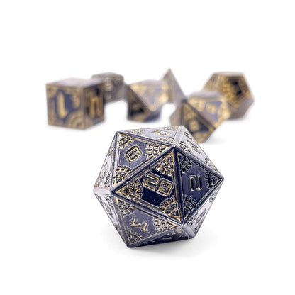 Eclipse - Space Dice 7 Piece RPG Set Alloy Metal Dice