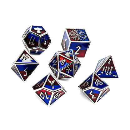 Geri - Norse Themed Metal Dice Set