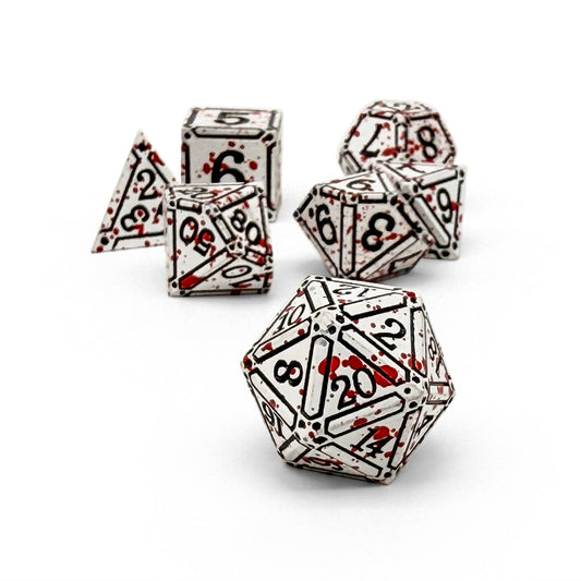 Ironworks - Dex 7 Piece RPG set Alloy Dice