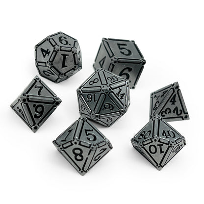 Ironworks - Holy Avenger 7 Piece RPG set Alloy Metal Dice
