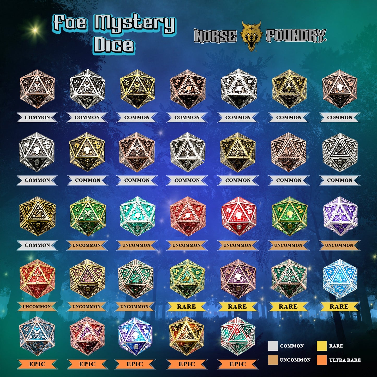 Mystery Dice Series 3 - Into the Fae Forest