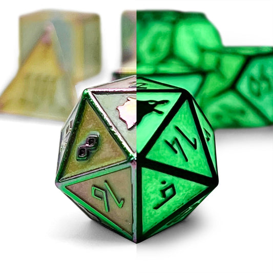 Yggdrasil - Norse Themed Metal Dice Set